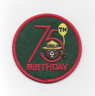75th Birthday Smokey Patch