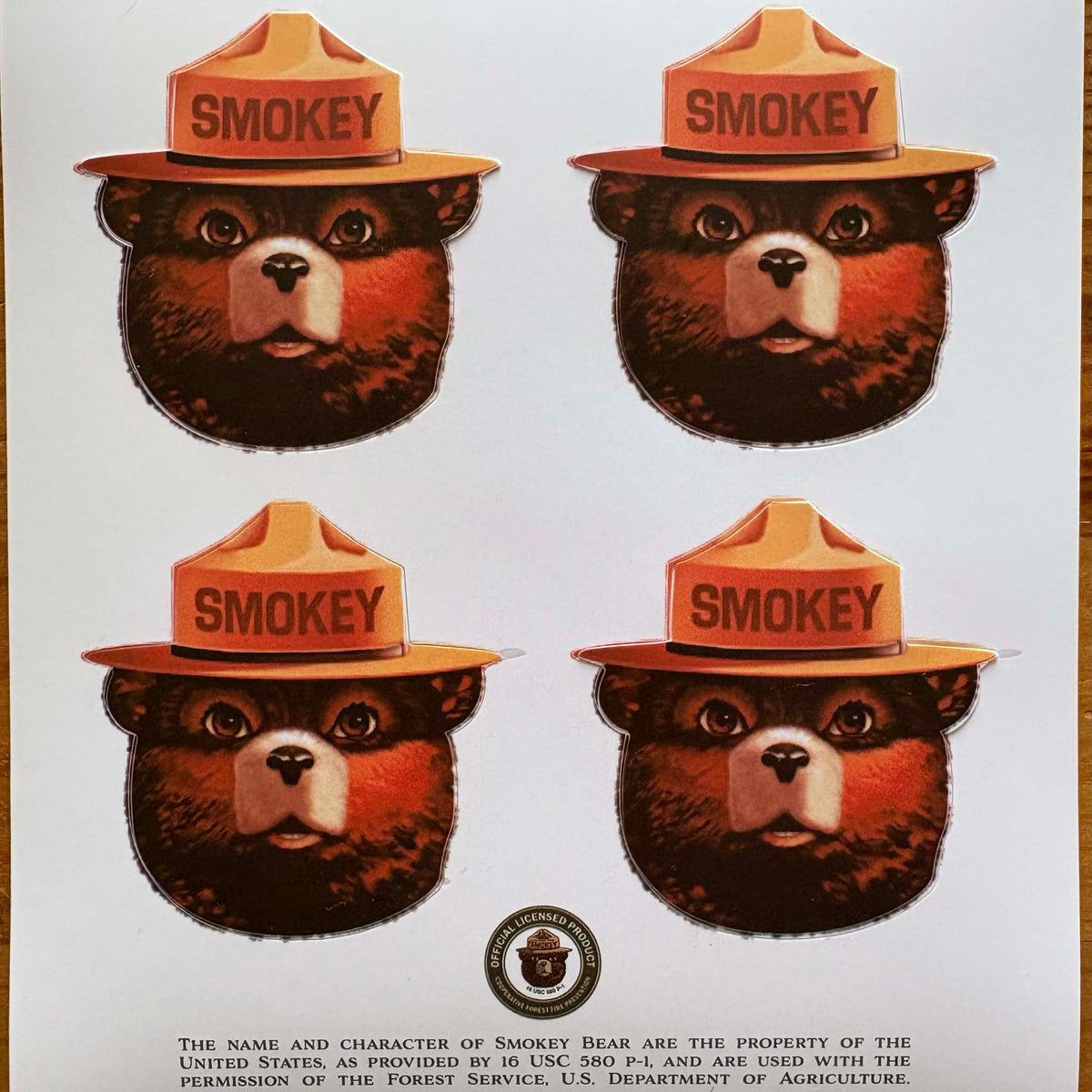 (Set of 4) 2" Stickers Woodland Catalog