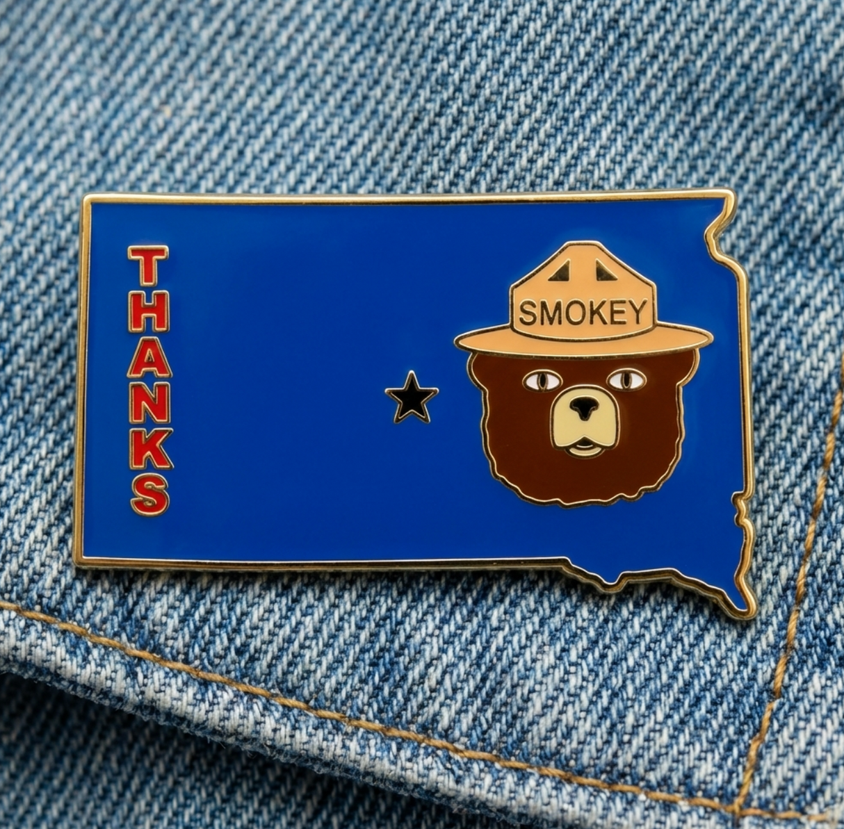 South Dakota Pin