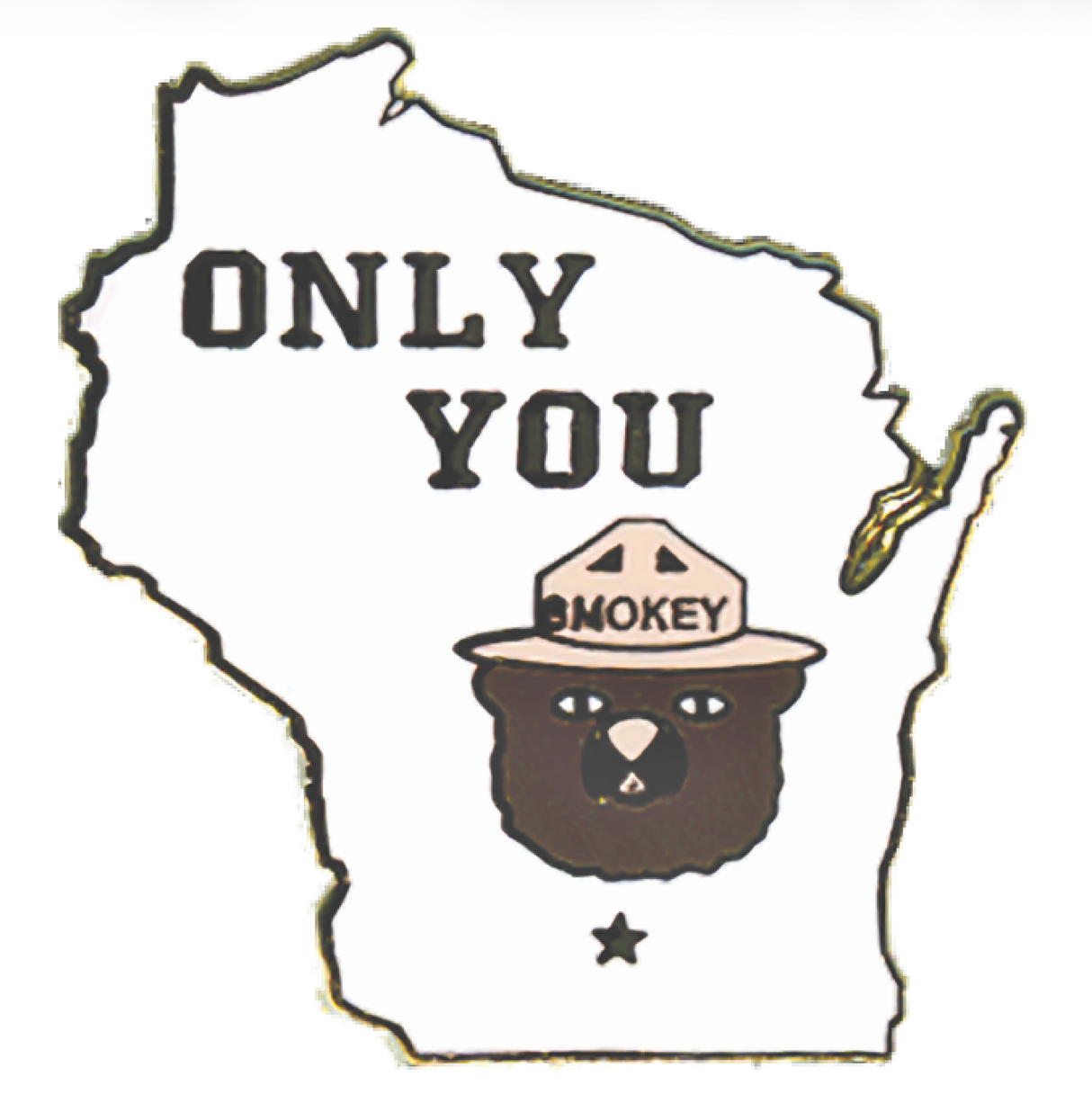 Wisconsin Smokey Pin
