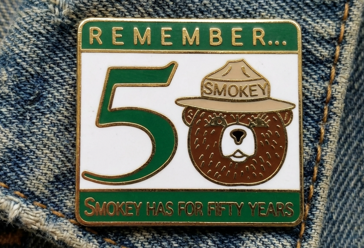 50th Logo Pin