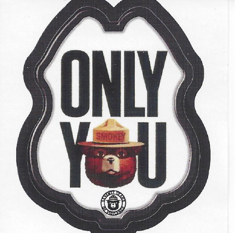 white only you sticker