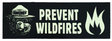 prevent wildfires sticker big