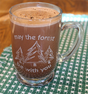 etched forest mug