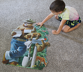 childrens floor puzzle