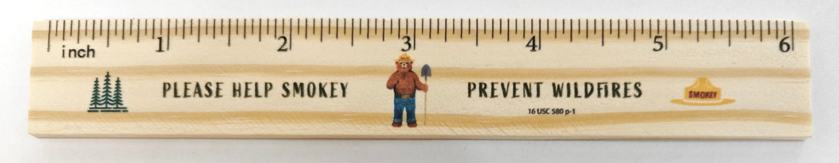 6 and 12" Wooden Rulers