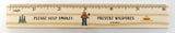 6 and 12" Wooden Rulers