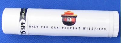 smokey bear lip balm