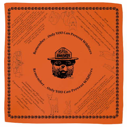 wildfire prevention bandanna