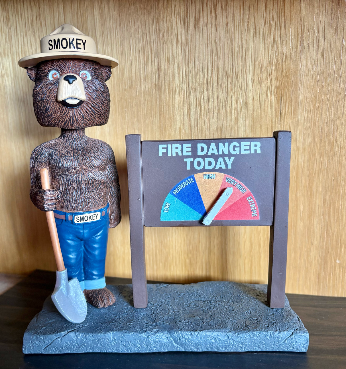 Fire Danger Sign Bobblehead