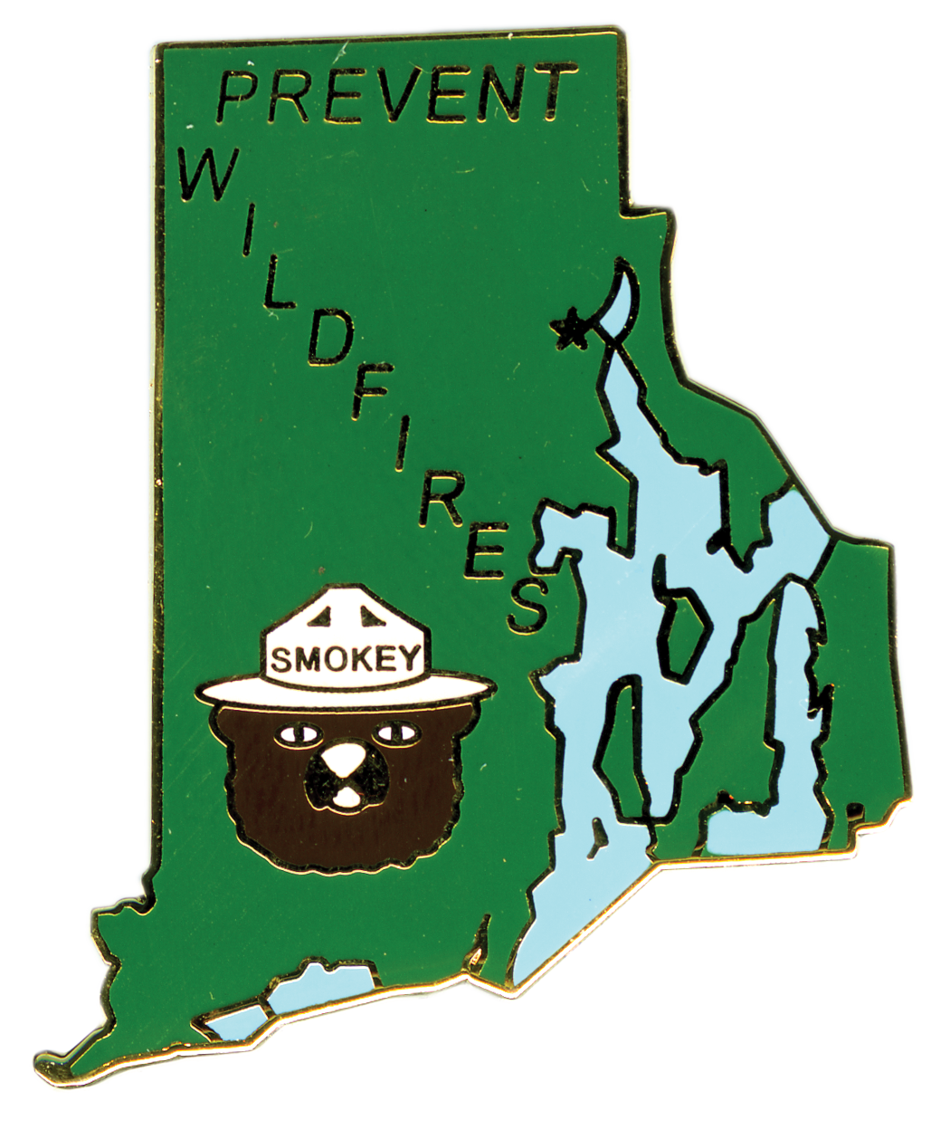 Rhode Island Smokey Pin