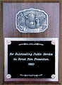 recognition plaque w