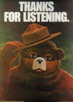 thanks for listening poster