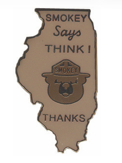 Illinois Smokey Pin