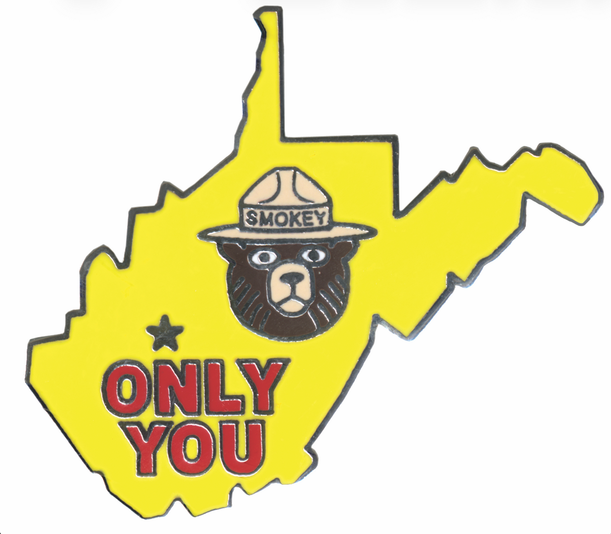 West Virginia Smokey Pin
