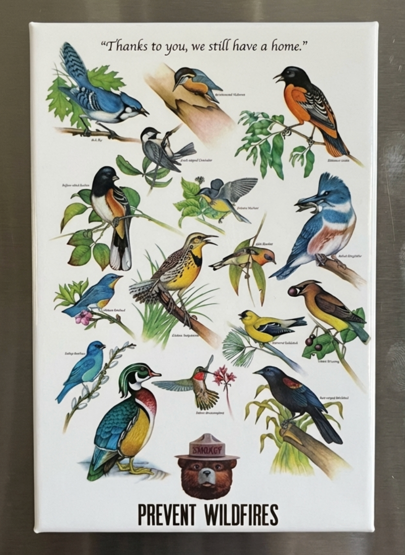 Birds Natural Magnet