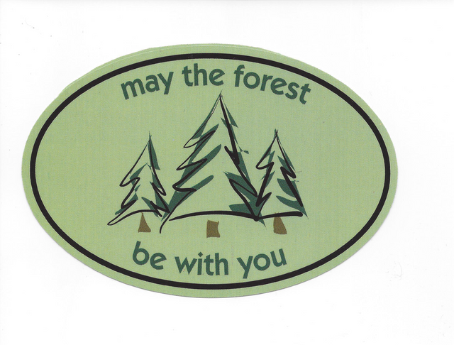 forest with you sticker